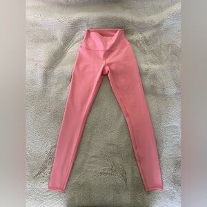 Alo Yoga High-Waist Leggings Pink Size S 7/8 Length
